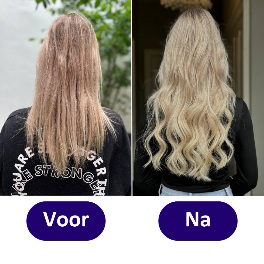 Haar extensions B-Wize Hairstyling model 4 Yoar Muse